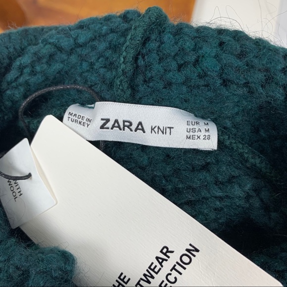New Zara Oversized Hooded Sweater (Sz: M) - Picture 4 of 7